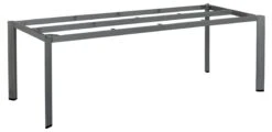 Kettler Edge HPL Antraciet 220 Tuintafel -FloraSelf winkel 0104025 7000 EDGE onderstel 220x95cm antraciet