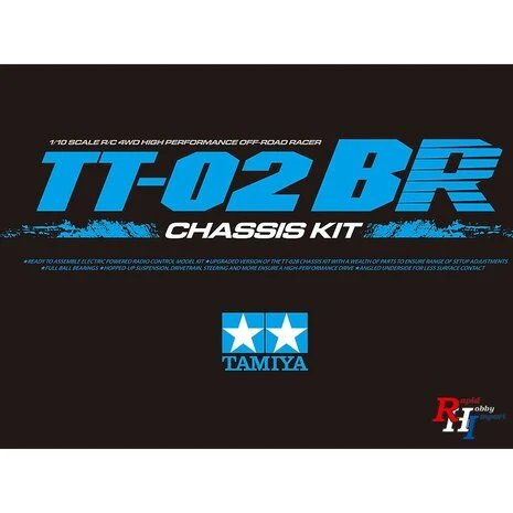 TAMIYA 58717 1:10 RC TT-02BR Chassis Kit Buggy 2 TAMIYA 58717 1:10 RC TT-02BR Chassis Kit Buggy - Afbeelding 2
