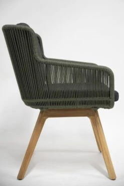 4SO Flores Dining Tuinstoel Green Rope Teak 8 4SO Flores Dining Tuinstoel Green Rope Teak -FloraSelf winkel 213732 08