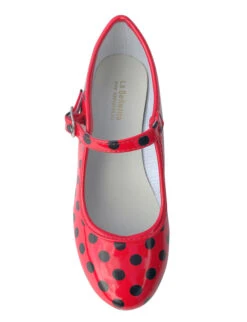Spaanse Schoenen Rood Zwart Glossy -FloraSelf winkel 30eae4aae7164517a73dcbfd65550d105a55e448