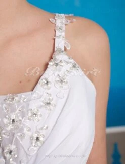 Schede/Kolom Chiffon Vloer Lengte Spaghetti Bandjes Trouwjurk -FloraSelf winkel 35cad1d30ce57c8648719e9a11df9405.image .380x499