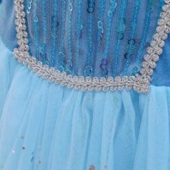 Elsa Jurk Cape Bontkraag Luxe + GRATIS Kroon -FloraSelf winkel 3654be68076898760e70ac768a13032ef4a32854