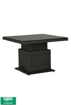 Qopps Sandigo In Hoogte Verstelbare Tuintafel 90 X 90 Antraciet