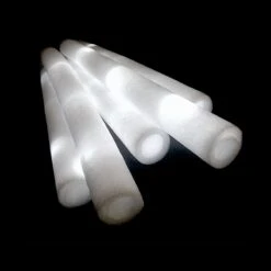 LED Foam Sticks Wit 10 Stuks
