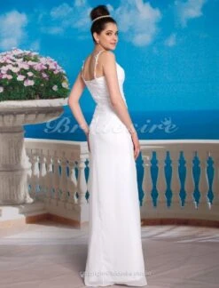 Schede/Kolom Chiffon Vloer Lengte Spaghetti Bandjes Trouwjurk -FloraSelf winkel 637d9afce007d05a9d69a5bed091edaa.image .380x499