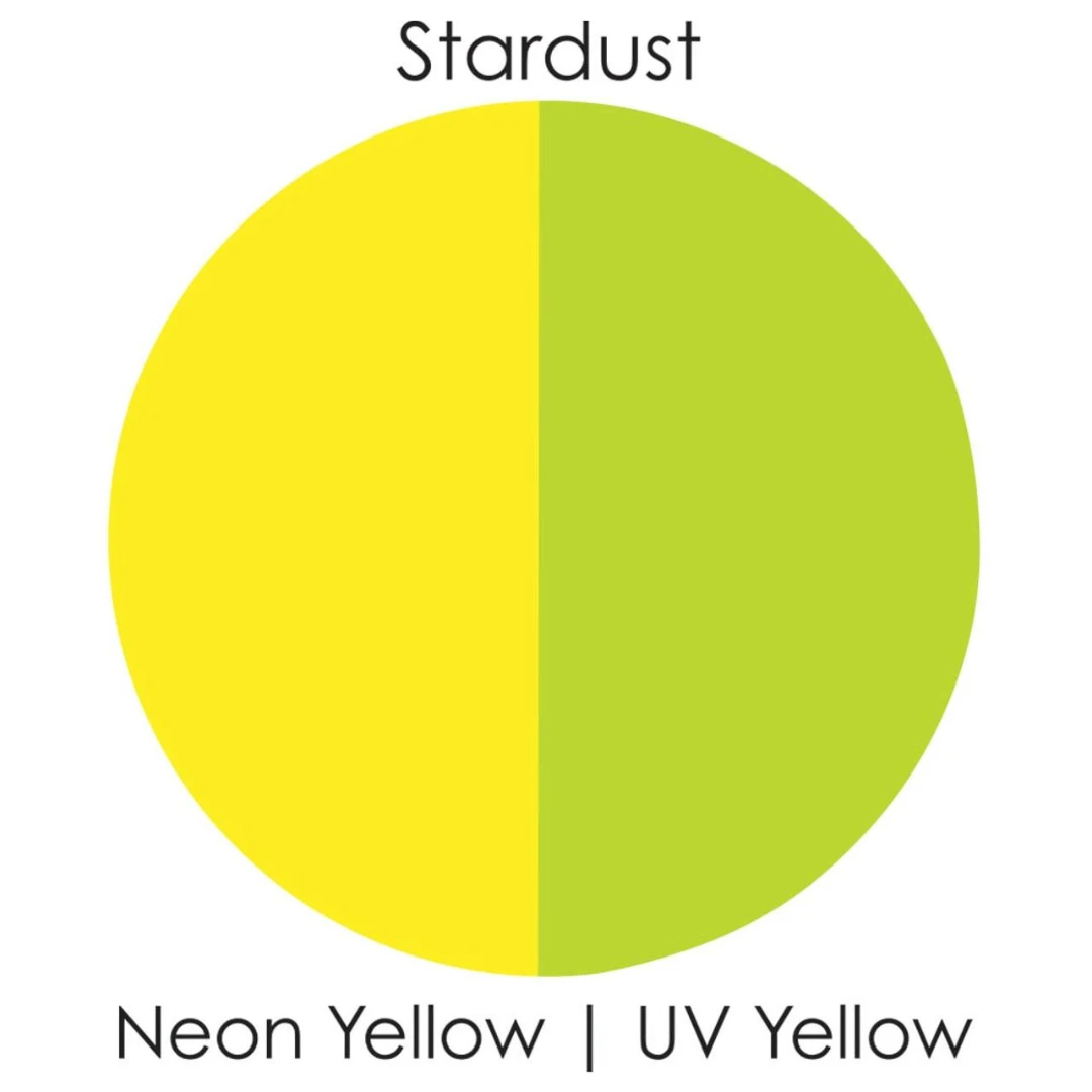 Mehron Paradise Makeup Neon UV Glow Stardust, Yellow (40 Gram) 2 Mehron Paradise Makeup Neon UV Glow Stardust, Yellow (40 Gram) - Afbeelding 2