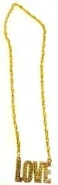 Halsketting Goud "love"
