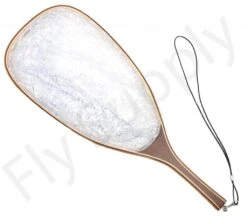 Euro Flies Landing Net Wood Large Rubber Ghost