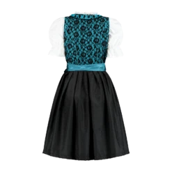 Dirndl Angelique Antiek Blauw -FloraSelf winkel H 2524hinten