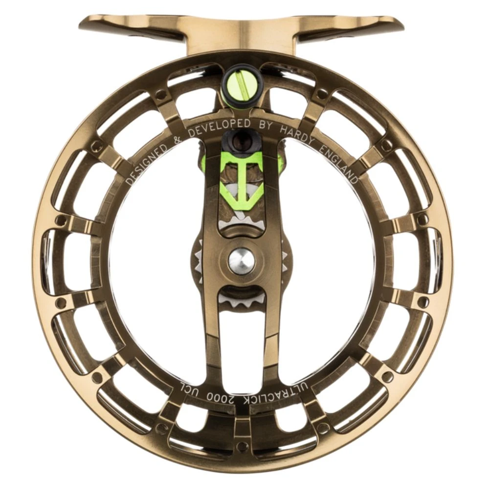HARDY Fly Fishing Reel Ultraclick UCL Olive Bronze 4000 4 HARDY Fly Fishing Reel Ultraclick UCL Olive Bronze 4000 - Afbeelding 4