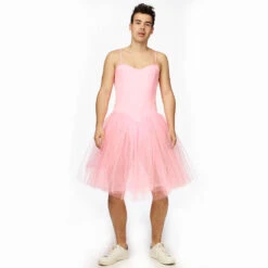 Jurk Ballerina Roze Heren -FloraSelf winkel Jurk Ballerina Roze Heren 2