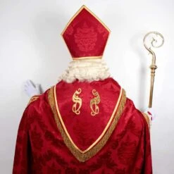 Sinterklaas Kostuum TV België Deluxe (One Size) -FloraSelf winkel Sinterklaas Kostuum TV Belgie Deluxe One size 2