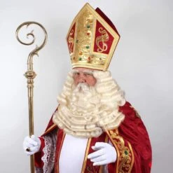 Sinterklaas Kostuum TV België Deluxe (One Size) -FloraSelf winkel Sinterklaas Kostuum TV Belgie Deluxe One size 4