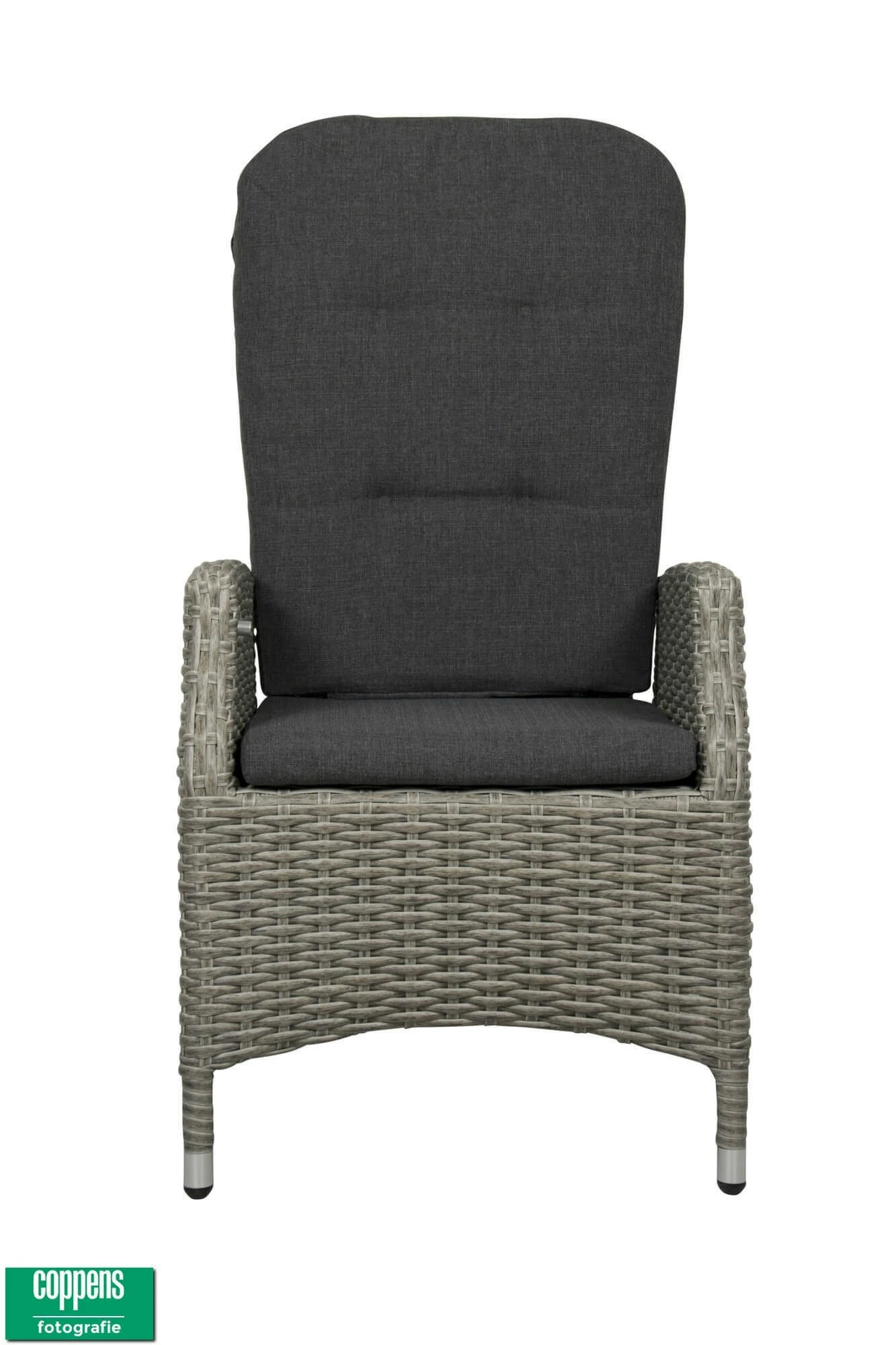 Qopps Memphis Verstelbare Dining Tuinstoel Cloudy Grey 2 Qopps Memphis Verstelbare Dining Tuinstoel Cloudy Grey - Afbeelding 2