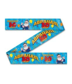 Afzetlint Abraham 50 Jaar Cartoon (12m)