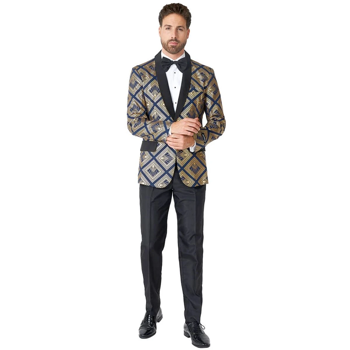 Herenkostuum Suitmeister Art Deco Deep Navy 1 Herenkostuum Suitmeister Art Deco Deep Navy