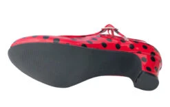 Spaanse Schoenen Rood Zwart Glossy -FloraSelf winkel bb3927c15fb123cc4a6086d68eb0fb239f90bb68