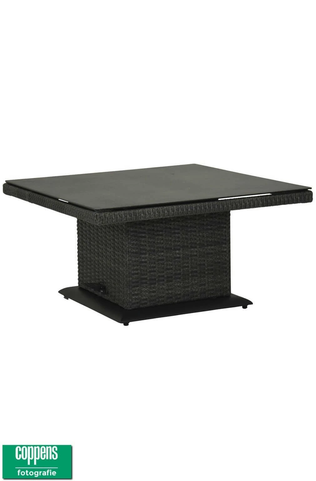 Qopps Sandigo In Hoogte Verstelbare Tuintafel 90 X 90 Antraciet 2 Qopps Sandigo In Hoogte Verstelbare Tuintafel 90 X 90 Antraciet - Afbeelding 2