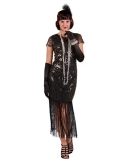 Charleston Jurk Ruby, Goud 6 Charleston Jurk Ruby, Goud -FloraSelf winkel charleston jurk ruby goud 2