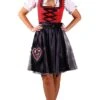 Dirndl Manon Rood/Zwart