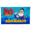 Gevelvlag Abraham Cartoon (90x150cm)