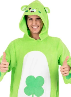 Good Luck Bear-kostuum Voor Volwassenen - Troetelbeertjes -FloraSelf winkel good luck bear kostuum voor volwassenen troetelbeertjes 2