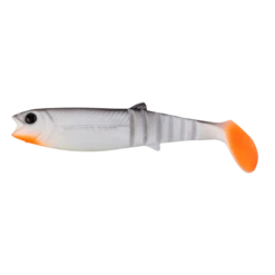 Savage Gear Cannibal Shad White & Black 12,5 Cm