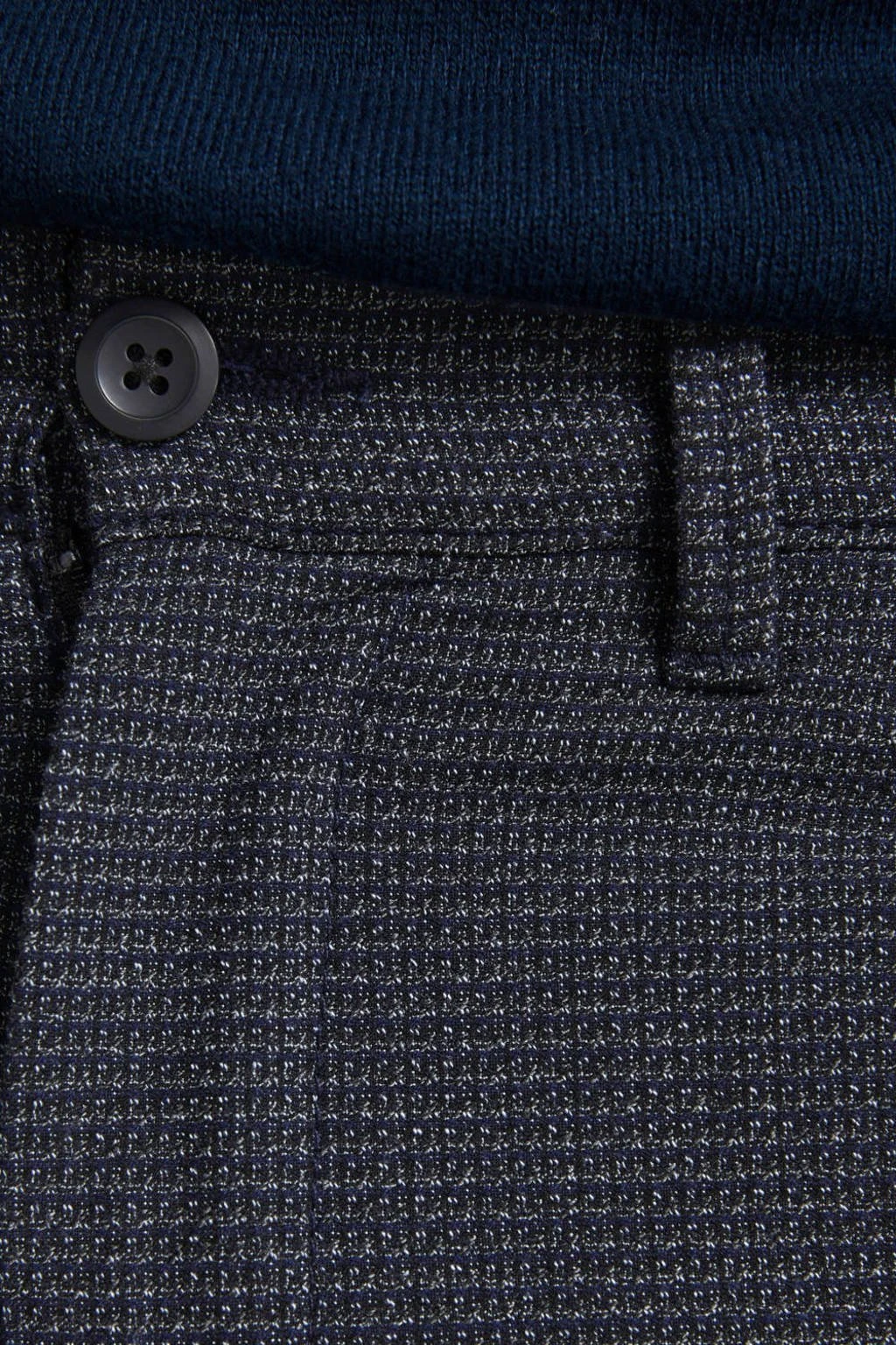 Slim Fit Pantalon JJIMARCO Met All Over Print Donkerblauw 9 Slim Fit Pantalon JJIMARCO Met All Over Print Donkerblauw - Afbeelding 9