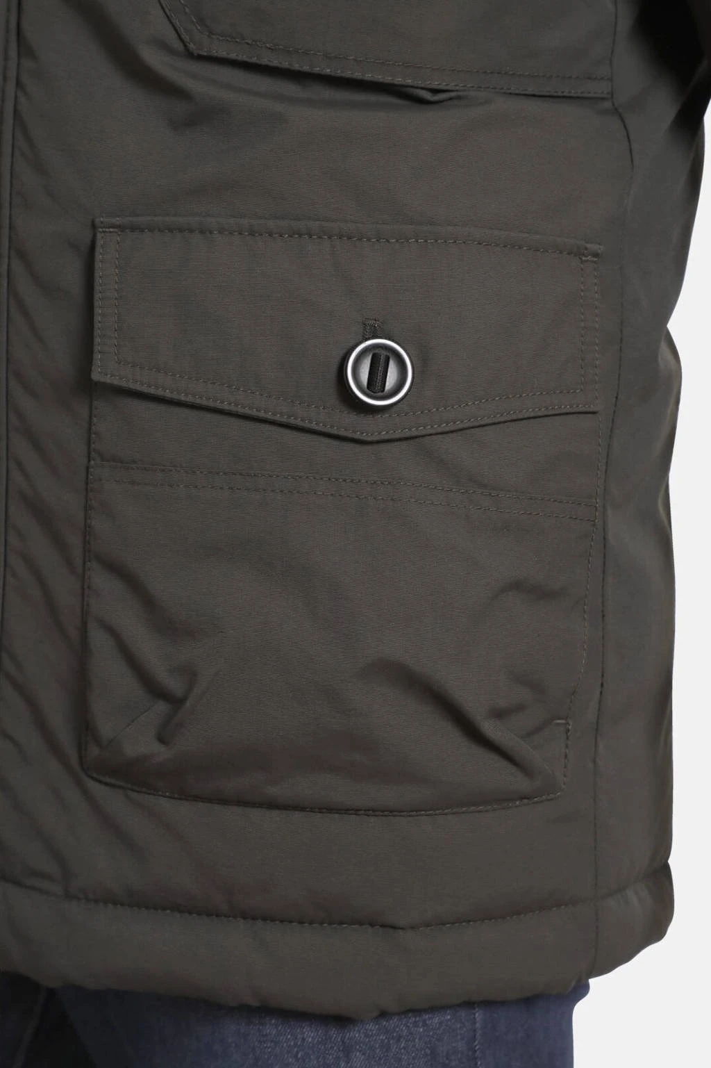 Parka Jas BOTULFR Plus Size Olijfgroen 7 Parka Jas BOTULFR Plus Size Olijfgroen - Afbeelding 7