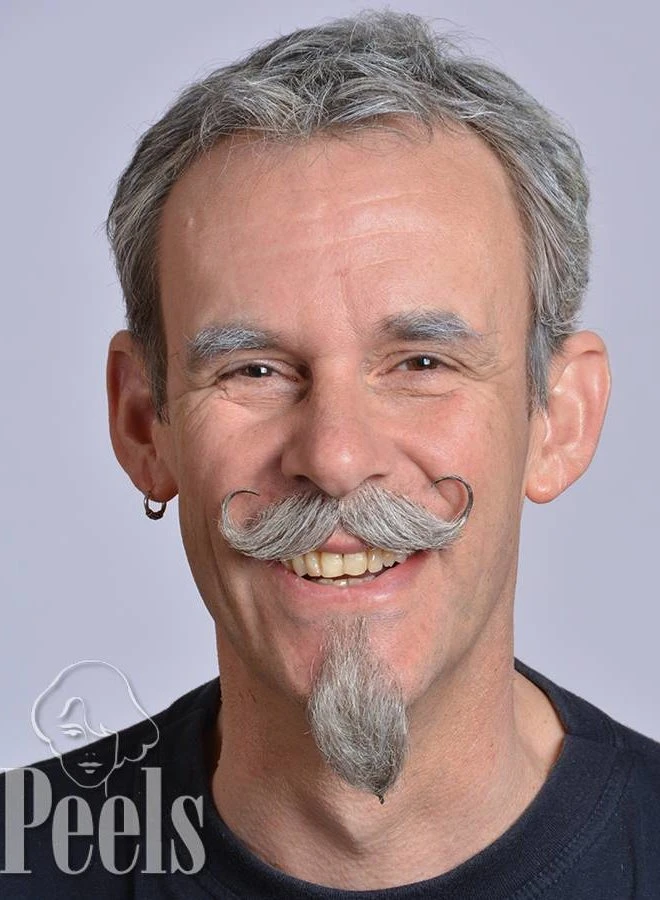 Handgeknoopte 'geiten' Sik Van Echt Haar, Type 9231 6 Handgeknoopte 'geiten' Sik Van Echt Haar, Type 9231 - Afbeelding 6