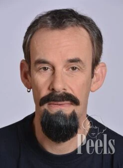 Handgeknoopte Korte Kinbaard Van Echt Haar, Type 9232 -FloraSelf winkel kryolan handgeknoopte korte kinbaard van echt haar 2