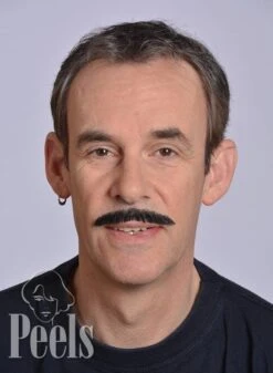 Handgeknoopte Snor Van Echt Haar, Smal Dun, Type 9213 -FloraSelf winkel kryolan handgeknoopte snor van echt haar smal dun 2