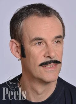 Handgeknoopte Snor Van Echt Haar, Smal Dun, Type 9213 -FloraSelf winkel kryolan handgeknoopte snor van echt haar smal dun 5