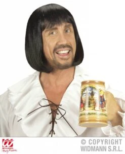 Pruik Middeleeuwse Man -FloraSelf winkel pruik middeleeuwse man 2