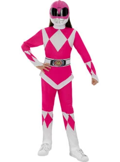 Roze Power Ranger-kostuum Voor Kinderen