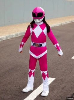 Roze Power Ranger-kostuum Voor Kinderen -FloraSelf winkel roze power ranger kostuum voor kinderen 5