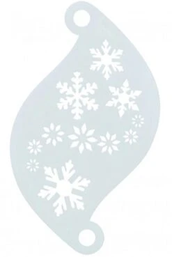 Schminksjabloon Superstar Sneeuwvlokken - 77003