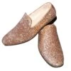 Disco Glitterschoenen Heren Goud/Champagne