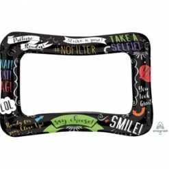 Selfie Frame Folie Ballon 58x40cm