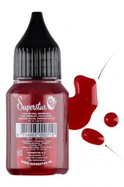 Superstar Kunstbloed Hel Rood Dik Stollend 20ml