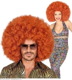 WIDMANN Mega Grote Afro Pruik Koper Rood Oboema -FloraSelf winkel wdm 2021 02015 4