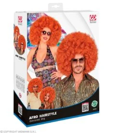 WIDMANN Mega Grote Afro Pruik Koper Rood Oboema -FloraSelf winkel wdm 2021 02015 5